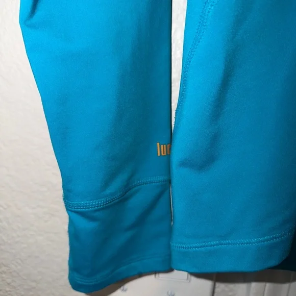 Lucy Active Turquoise Long Sleeve Hoodie - Picture 4 of 9